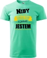 AnyConv.com__Niby nie ma Ideałów a jednak męska koszulka prezent na walentynki dzień chłopaka urodziny mięta.webp
