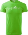 Koszulka dla rowerzysty z nadrukiem EKG Rower kolor green apple