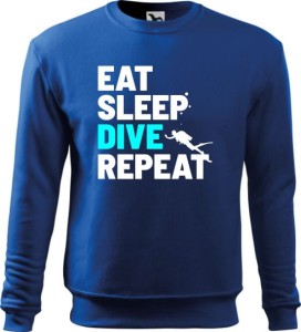 Bluza męska Eat Sleep Dive Repeat