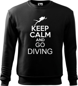 Bluza męska Keep calm and go diving