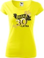 Boska 30 korona damska koszulka pure allekoszulki cytryna.jpg