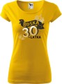 Boska 30 korona damska koszulka pure allekoszulki żółty.jpg