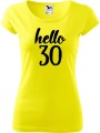 Hello 30 damska koszulka pure allekoszulki cytryna.jpg