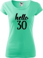 Hello 30 damska koszulka pure allekoszulki mieta.jpg