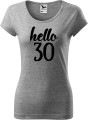 Hello 30 damska koszulka pure allekoszulki szary.jpg