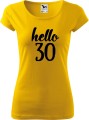 Hello 30 damska koszulka pure allekoszulki żółty.jpg