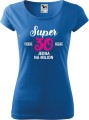 Super 30 Piękna mądra jedna na milion damska koszulka pure allekoszulki lazur.jpg