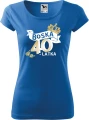 AnyConv.com__Boska 40tka allekoszulki prezent na urodziny damska koszulka lazur.webp