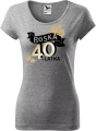 AnyConv.com__Boska 40tka allekoszulki prezent na urodziny damska koszulka szara.webp