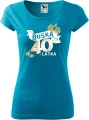 AnyConv.com__Boska 40tka allekoszulki prezent na urodziny damska koszulka turkus.webp