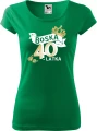 AnyConv.com__Boska 40tka allekoszulki prezent na urodziny damska koszulka zieleń trawy.webp