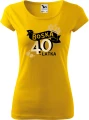 AnyConv.com__Boska 40tka allekoszulki prezent na urodziny damska koszulka żółty.webp