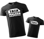 Zestaw koszulek na dzień taty "Tata małego chłopczyka, mały chłopczyk"