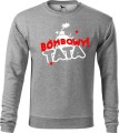 Bluza na prezent dla Taty, długi rękaw, Dzień taty bluza męska szara
