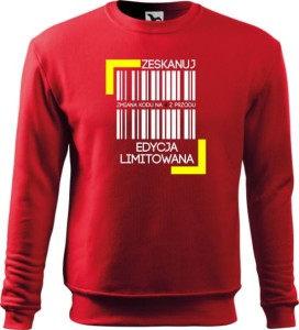 Bluza męska Zmiana kodu na "4" z przodu
