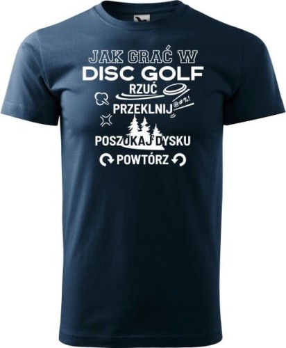 Koszulka męska Jak Grać w Disc Golf AlleKoszulki (3).jpg
