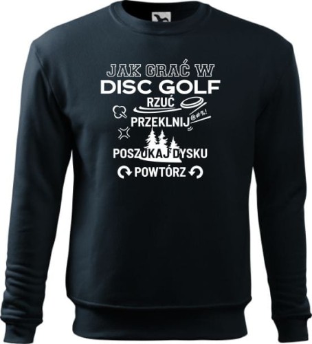 Bluza męska z nadrukiem Jak grać w Disc Golf AlleKoszulki (9).jpg
