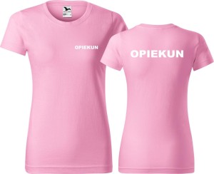 Opiekun Damska Koszulka Medyczna