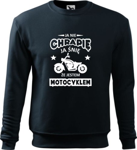 Bluza męska Ja nie chrapię ja śnię, że jestem motocyklem AlleKoszulki (1).jpg