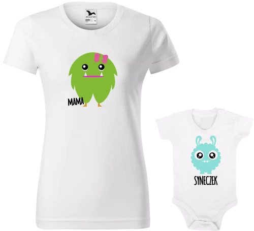 Mama Syneczek Potworki zesatw dzień mamy AlleKoszulki (1).webp