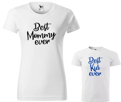 Best Mommy Kid ever zestaw Dzień Mamy AlleKoszulki (3).webp