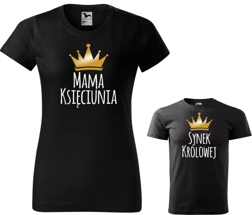Mama Księciunia Synek Królowej zesatw Dzień Mamy AlleKoszulki (4).webp