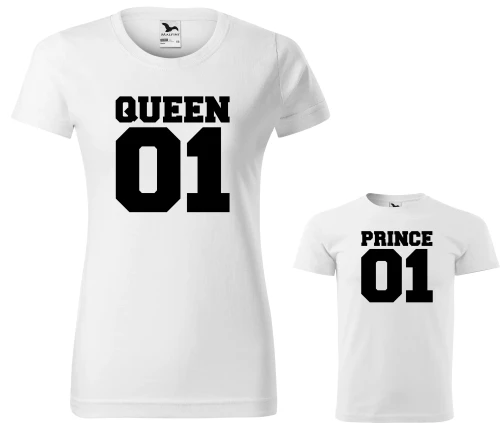 Zestaw Mama Synek Queen Prince Dzień Mamy AlleKoszulki (3).webp