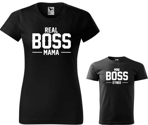 Zestaw Real Boss Mama Mini Boss Synek Dzień Mamy AlleKoszulki (4).webp