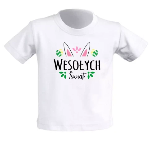 Koszulka dziecięca Wesołych Świąt Wielkanocnych 01 AlleKoszulki.pl.webp