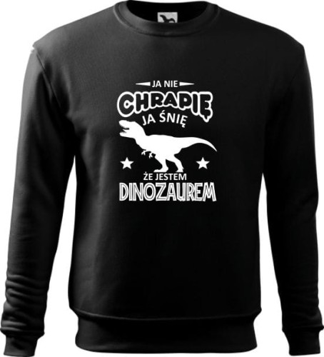 Bluza męska Ja nie chrapię Ja śnię, że jestem dinozarem AlleKoszulki (1).jpg