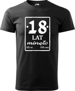 Koszulka męska "18 Lat Minęło"
