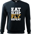Bluza męska z nadrukiem Eat Sleep Fly Repeat Paralotnia AlleKoszulki (1).jpg