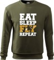 Bluza męska z nadrukiem Eat Sleep Fly Repeat Paralotnia AlleKoszulki (2).jpg