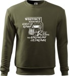 Bluza dla kierowcy ciężarówki - Wszyscy kierowcy rodzą się równi ale najlepsi są kierowcami ciężarówek