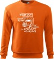 Bluza dla kierowcy ciężarówki Wszyscy kierowcy rodzą się równi ale najlepsi są kierowcami ciężarówek kolor pomarańczowy
