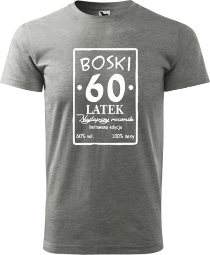 Koszulka męska z nadrukiem Boski 60 latek Najlepszy rocznik Urodziny AlleKoszulki (21).jpg