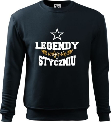 Bluza męska Legendy rodzą się w Styczniu AlleKoszulki (1).jpg