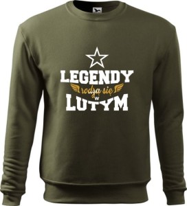 Bluza męska "Legendy rodzą się w Lutym"
