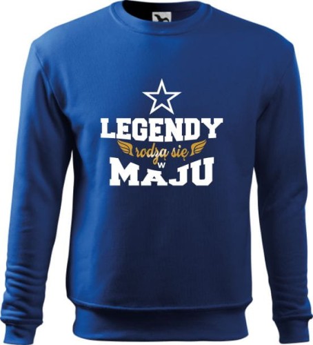 Męska bluza z nadrukiem Legendy rodzą się w Maju AlleKoszulki (4).jpg