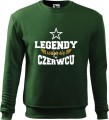 Męska bluza z nadrukiem Legendy rodzą się w Czerwcu AlleKoszulki (4).jpg