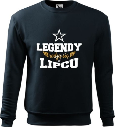 Męska bluza z nadrukiem Legendy rodzą się w Lipcu AlleKoszulki (1).jpg