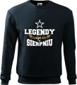 Męska bluza z nadrukiem Legendy rodzą się w Sierpniu AlleKoszulki (1).jpg