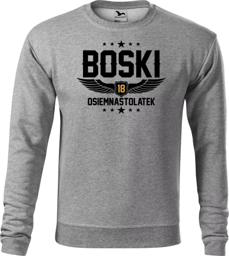 AnyConv.com__Boski 18 osiemnastolatek prezent na urodziny męska bluza allekoszulki szary (1).webp