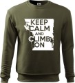 Bluza męska nadruk wspinaczka Keep Calm And Climb On AlleKoszulki (2).jpg