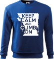 Bluza męska nadruk wspinaczka Keep Calm And Climb On AlleKoszulki (4).jpg
