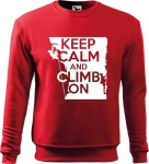 Bluza męska "Keep Calm and Climb On"