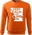 Bluza męska nadruk wspinaczka Keep Calm And Climb On AlleKoszulki (6).jpg