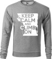 Bluza męska nadruk wspinaczka Keep Calm And Climb On AlleKoszulki (7).jpg