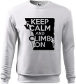 Bluza męska nadruk wspinaczka Keep Calm And Climb On AlleKoszulki (8).jpg