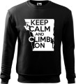 Bluza męska nadruk wspinaczka Keep Calm And Climb On AlleKoszulki (9).jpg
